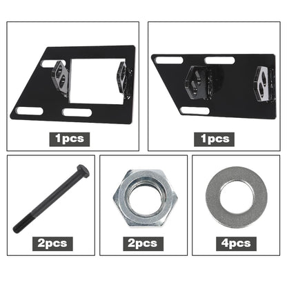 G-PLUS Engine Swap Mounts Brackets Compatible with Chevy Blazer / S10 2WD 1983-2005 and GMC Jimmy S15 / Sonoma S15 2WD 1983-2005 and Oldsmobile Bravada 2WD 1991-2004