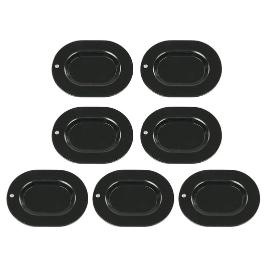 G-PLUS Trunk Floor Pan Drain Plug Plate Set Compatible with A-body/Chevelle/GTO/442/GS 1967-1972,Fit All GM Big Car & All GM 1967-1977,Fit Chevy Camaro/Pontiac Firebird 1967-1981 7 PCS Metal