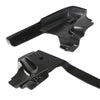 G-PLUS Rear Bumper Fillers Set Compatible With 1979-1985 Eldorado Black Plastic Painted Bumper Fillers 7pcs