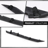 G-PLUS Front Right Headlight Trim Molding, Compatible with Toyota Camry SE XSE 2018-2024, Gloss Black, 5271206100, 5271233030