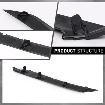 G-PLUS Front Right Headlight Trim Molding, Compatible with Toyota Camry SE XSE 2018-2024, Gloss Black, 5271206100, 5271233030