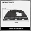 G-PLUS Front Engine Splash Shield, Compatible with Dodge Durango 2011-2024/ Jeep Grand Cherokee Summit 2021, 55079191AE, CH1228121