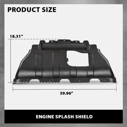 G-PLUS Front Engine Splash Shield, Compatible with Dodge Durango 2011-2024/ Jeep Grand Cherokee Summit 2021, 55079191AE, CH1228121