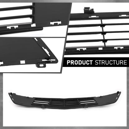 G-PLUS Bumper Grille Front Compatible with Cadillac XT5 2017-2019 GM1036175, 23470666, 84107965 Black