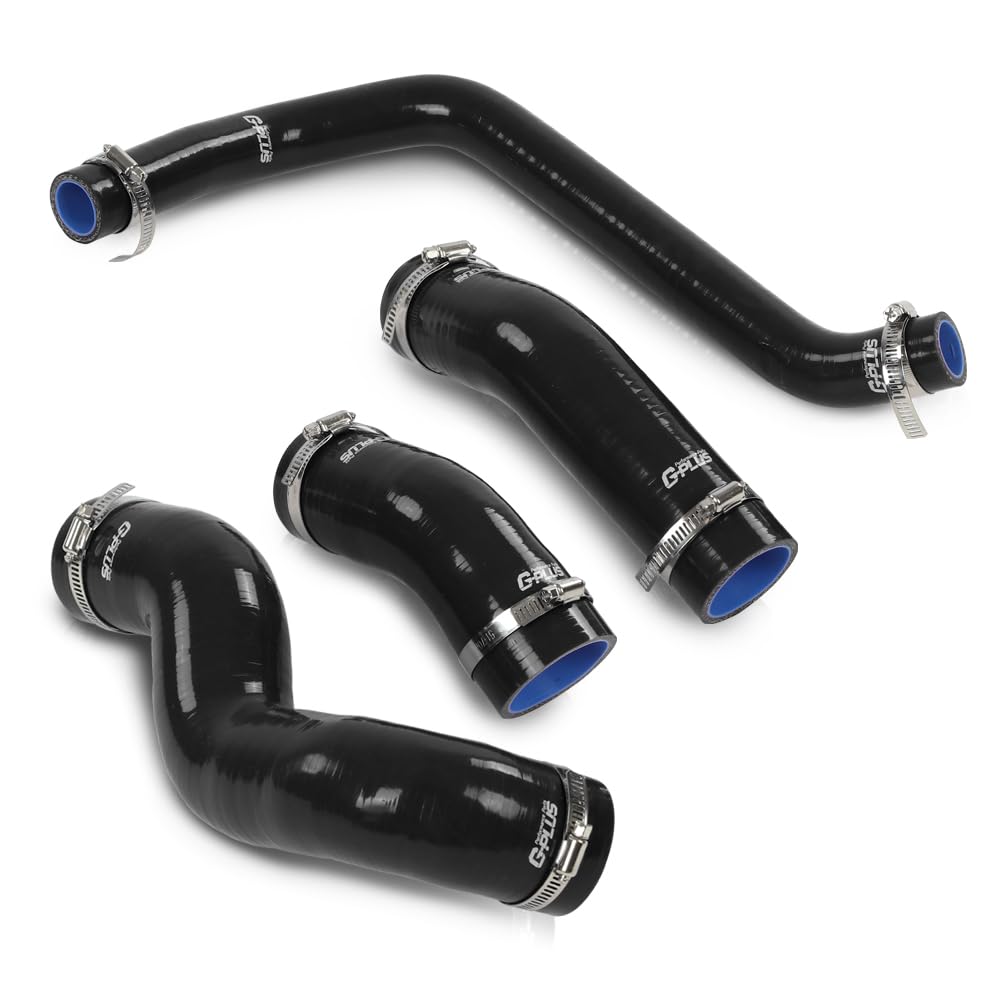 Silicone Induction Intake Hose Kit Clamps Replacement For Benz Smart Car Fortwo & Roadster 2008-2009 Black 1PCS