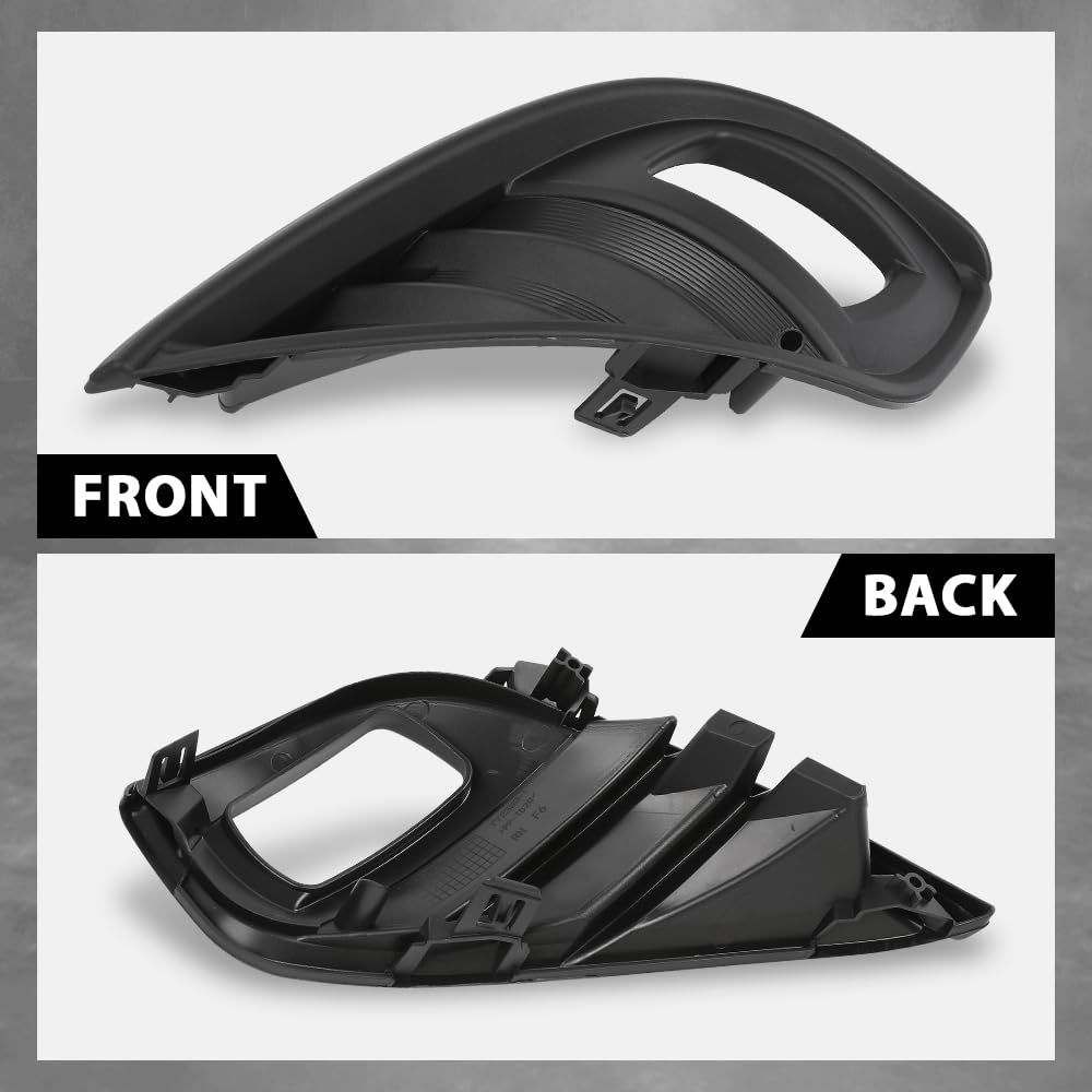 G-PLUS Fog Light Bezel Driver and Passenger Side Pair Compatible with Toyota Highlander 2020-2022 TO1038239