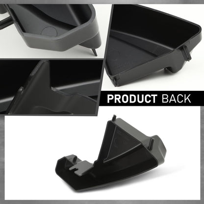 G-PLUS 1Pair Front Bumper Side Mount Bracket Compatible with Range Rover Evoque 2012-2018 Black