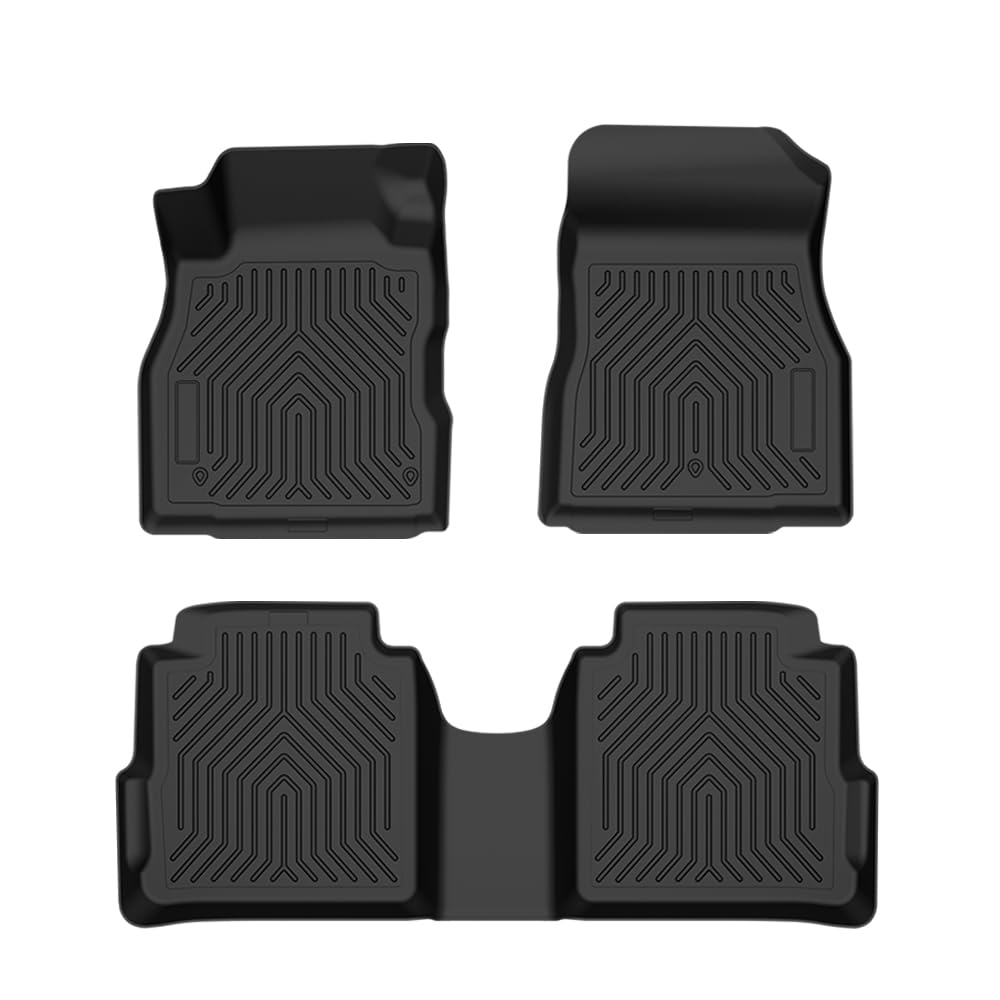 Floor Mat Liner Fit Nissan Kicks 2018 2019 2020 2021 2022 2023 2024 All Weather Full Cover Protection TPE Floor Cargo Liners 1st & 2nd Row 3PCS Black, alfombras para carro