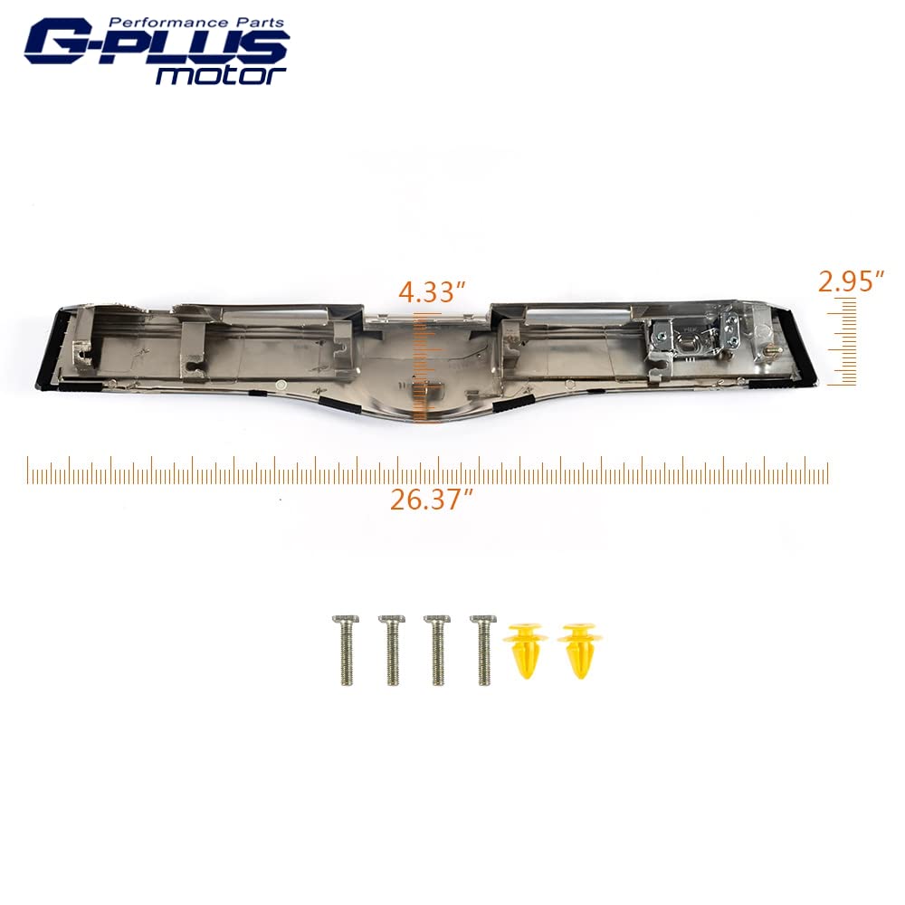 G-PLUS Rear Exterior Tailgate Liftgate Handle Garnish Replacement Compatible with 2004-2009 Toyota Prius 7680147040C0 7680147030C0 7680147050C0 7680147060C0