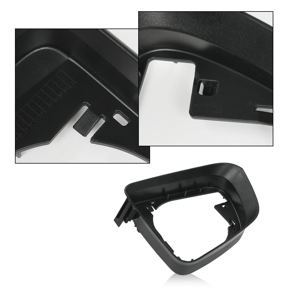 G-PLUS Left Driver Side Wing Door Mirror Frame Side Mirror Cover Compatible with Tesla Model Y 2020 2021 2022 2023 8202101