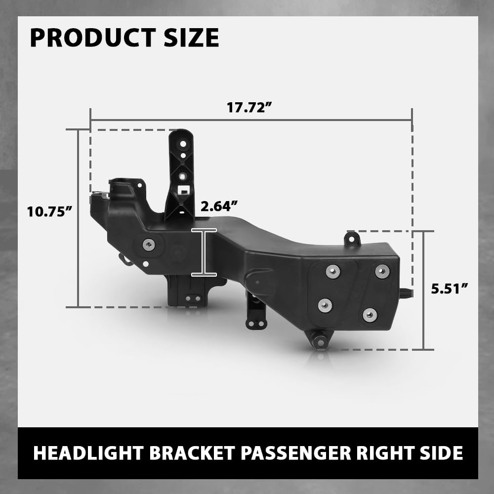 G-PLUS Headlight Bracket Right Compatible with Jeep Grand Cherokee 2011-2013 5156134AA, CH2509106