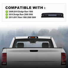 G-PLUS Truck Third Brake Light for Dodge Ram 1500 2500 3500 2009-2017 Cargo Lamp Front View