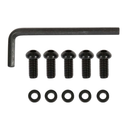 G-PLUS Stainless Allen Screw Bolt kit 10pcs Black Compatible with 1999-2019 Harley Derby Cover Wrench