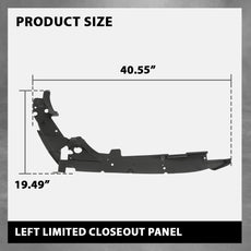 G-PLUS Fender Closeout Panel for Jeep Grand Cherokee 2011-2015 Left Black Product Details