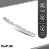 G-PLUS Front Bumper Cover Lower Spoiler Molding Trim, Compatible with Audi A8 & S8 2015-2018 W/S-Line Package, Silvery, AU40807110, 4H0807110C
