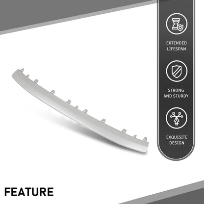 G-PLUS Front Bumper Cover Lower Spoiler Molding Trim, Compatible with Audi A8 & S8 2015-2018 W/S-Line Package, Silvery, AU40807110, 4H0807110C