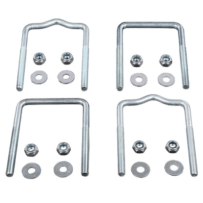 G-PLUS Boat Trailer Galvanized Universal Guide Pole and Post Mounting U Bolt Kit Boat Trailer Guides