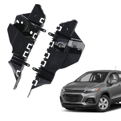 G-PLUS Front Bumper Mounting Retainer Bracket Left Right Pair Compatible with Chevy Trax 2017 2018 2019 2020 2021 2022 42566652 42566653 GM1042157 GM1043157