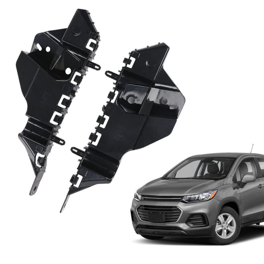 G-PLUS Front Bumper Mounting Retainer Bracket Left Right Pair Compatible with Chevy Trax 2017 2018 2019 2020 2021 2022 42566652 42566653 GM1042157 GM1043157