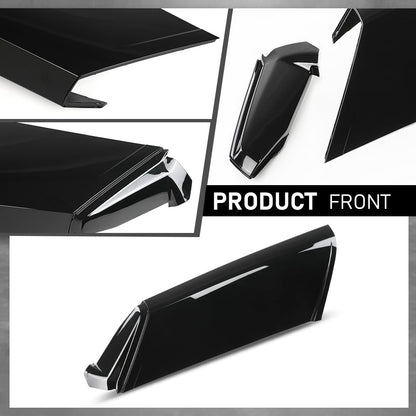 G-PLUS Rear Outside D Pillar Finish Molding Trim Left Side Compatible with Range Rover L405 2013-2021 Glossy Black