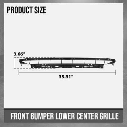 G-PLUS Front Bumper Lower Center Grille Compatible with Audi A4 2016 2017 2018 2019 with S-line Package, Fit Audi S4 2016 2017 2018 2019 8W0807683A, 8W0807683A9B9 Black