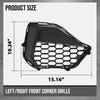 G-PLUS Front Corner Grille Set L&R Compatible with Ford Mustang GT 2024-2025 Black
