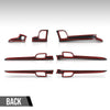 G-PLUS Dashboard Panel Trim Door Handle Trim Compatible with Jeep Grand Cherokee 2011-2021 7pcs Center Console Panel Trim & Inner Door Handle Trim
