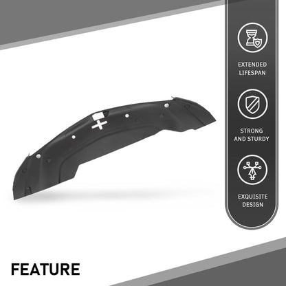 G-PLUS Radiator Support Cover Compatible with Cadillac XTS 2013-2017,Not Fit For Twin Turbo Model 64929DJ, GM1224122, 23205335 Black