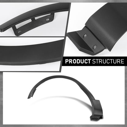 G-PLUS Front Left Fender Flare Compatible with Ford Explorer/Police Interceptor Utility 2016-2019 Wheel Opening Molding Arch Trim, FB5Z16039AB FO1290130, Factory Style