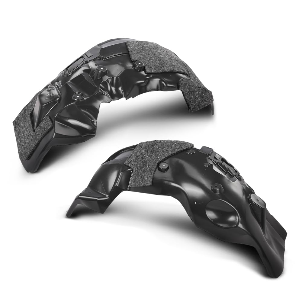 G-PLUS Front Inner Fender Liner Set Compatible with Dodge Ram 2500 3500 2019-2022 CH1248208, CH1249208, 68361450AB, 68361451AA Black