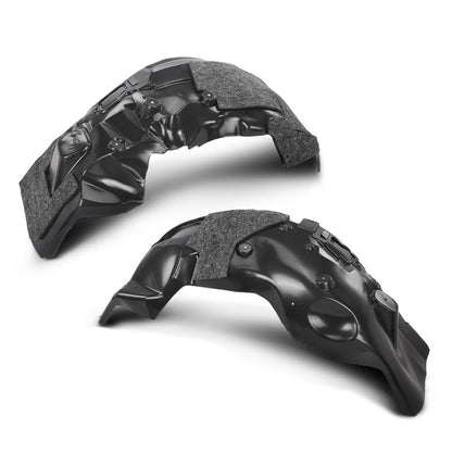 G-PLUS Front Inner Fender Liner Set Compatible with Dodge Ram 2500 3500 2019-2022 CH1248208, CH1249208, 68361450AB, 68361451AA Black