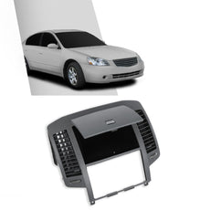 G-PLUS Dash Bezel Panel for Nissan Altima 2005-2006 Gray Storage Vent Cover Close-up View