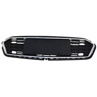 G-PLUS Honeycomb Grille Mesh Assembly Black Covers Automotive Car Front Bumper Lower Grille Compatible with Chevy Cruze 2016-2018