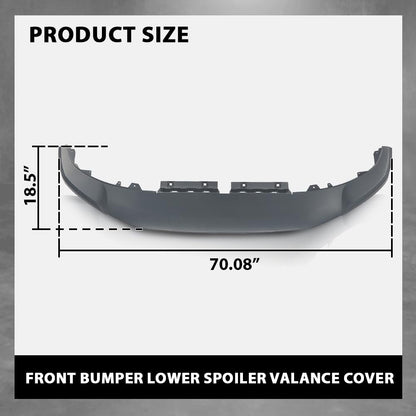 G-PLUS Front Bumper Lower Spoiler Valance Cover, Compatible with Audi Q3 S-line Or SQ3 2019-2023, AU3807061, 83A807061BGRU