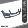 G-PLUS Bumper Cover Fascia Front, Compatible with Benz GLK250 Bluetec 4Matic 2013-2015, Fit Benz GLK350 (submodel: 4Matic, Base) 2013-2015,Fit for Models Without AMG Styling Package 2048802049