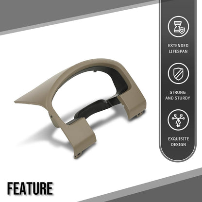 G-PLUS Dash Bezel Trim Instrument Cluster Cover Panel Compatible with Ford F150 2004-2008/Fit Lariat models Beige