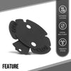 G-PLUS Engine Oil Drain Plug Access Cover Compatible with BMW 7 Series F01 730d 730i 740i 750i 760i 2007 2008 2009 2010 2011 2012 51757209541 Black