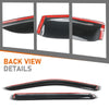 G-PLUS Out-Channel Window Visor Deflectors Rain Guards Fit Chevy Silverado & GMC Sierra 1500 Crew Cab Only 2019-2026 | Window Friendly | Heat-Resistant No Warp | One-Warranty | Smoky