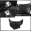 G-PLUS Front Left Side Fender Liner Compatible with Audi A6 S6 2016-2018 4G0853887J, AU1250110