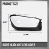 G-PLUS Headlight Lens Cover Compatible with Benz GLE W167 2020 2021 2022 2023 Right Side Front Headlamp Lens Cover Clear
