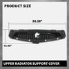 G-PLUS Upper Radiator Support Cover Compatible with Chevy Silverado 1500 2019-2023,Fit Chevy Silverado 1500 LTD 2022 Black