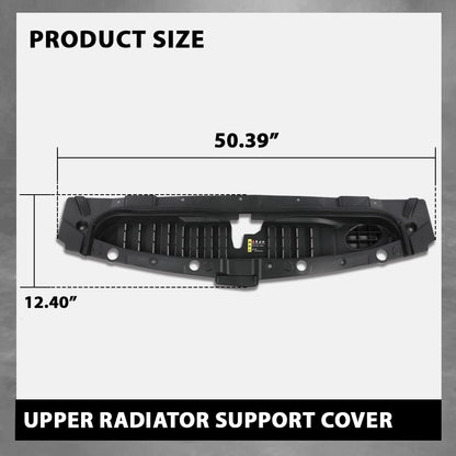 G-PLUS Upper Radiator Support Cover Compatible with Chevy Silverado 1500 2019-2023,Fit Chevy Silverado 1500 LTD 2022 Black