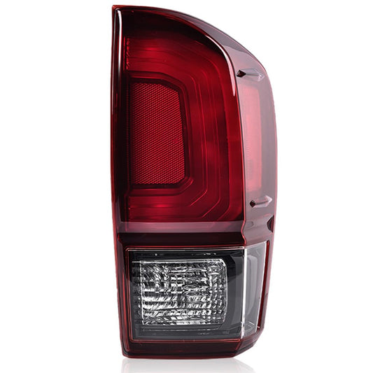 G-PLUS TRD PRO Tail Light Brake Lamp Compatible with Toyota Tacoma 2016-2023 Passenger Side Red Lens Black Housing 8156004170 8155004170 8156004180 8155004180 Luces TraserasAssembly
