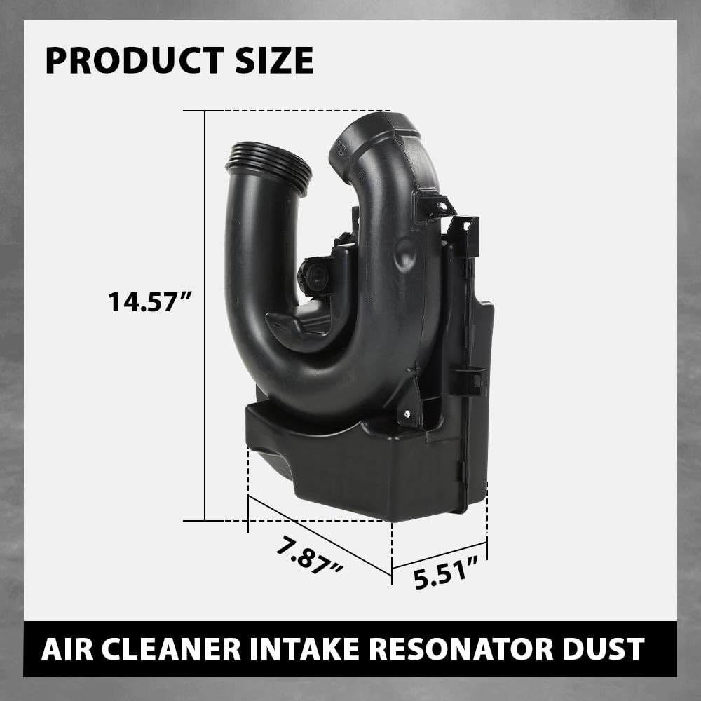 G-PLUS Air Cleaner Intake Resonator Dust Compatible with Hyundai Elantra Sedan NON-Sport 2.0L 2017-2020 Black