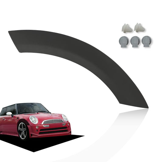 G-PLUS Wheel Arch Cover Trim Fender Flares w/Mounting Kit Compatible with 2002-2008 Mini Cooper Front Right Side Upper Wheel Trim Replace for 51131505866