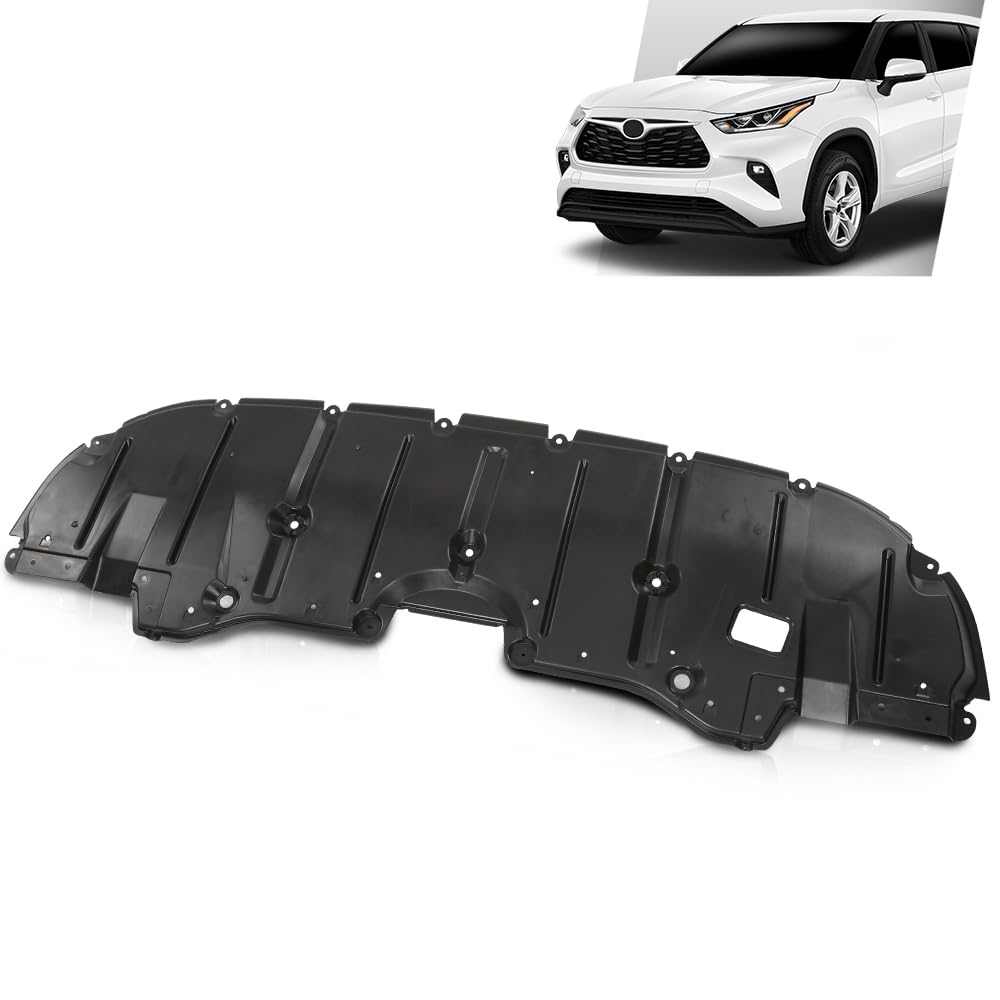 G-PLUS Engine Splash Shield Front Lower Compatible with Toyota Highlander 2020-2023 TO1228286, 514410E180