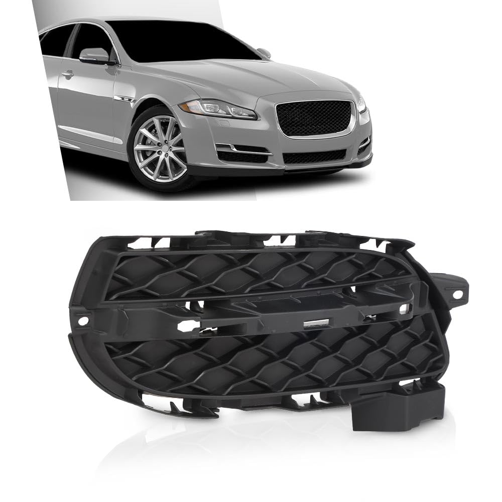 G-PLUS Fog Light Covers Front Passenger Right Side Compatible with Jaguar XJ XJR 2014-2017