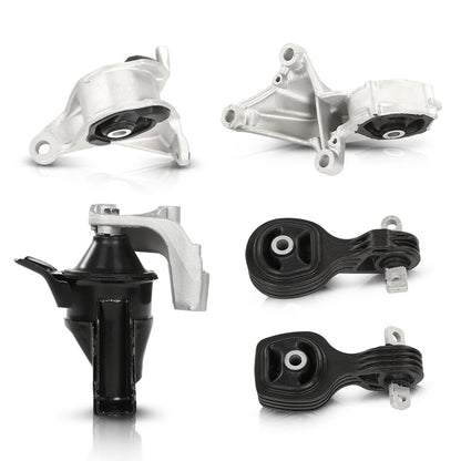 G-PLUS Engine Mount Set Compatible with Honda CR-V 2015-2017 2.4L Engine Automatic Transmission A65081, A65053 Motor Mount Kit 5pcs