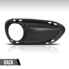 G-PLUS Fog Light Trim Driving Lamp Front Driver Left Side Hand Compatible with Porsche Cayenne Turbo 2011 2012 2013 2014, Fit Porsche Cayenne Turbo S 2013-2014 95850509300, PO1038105 Black