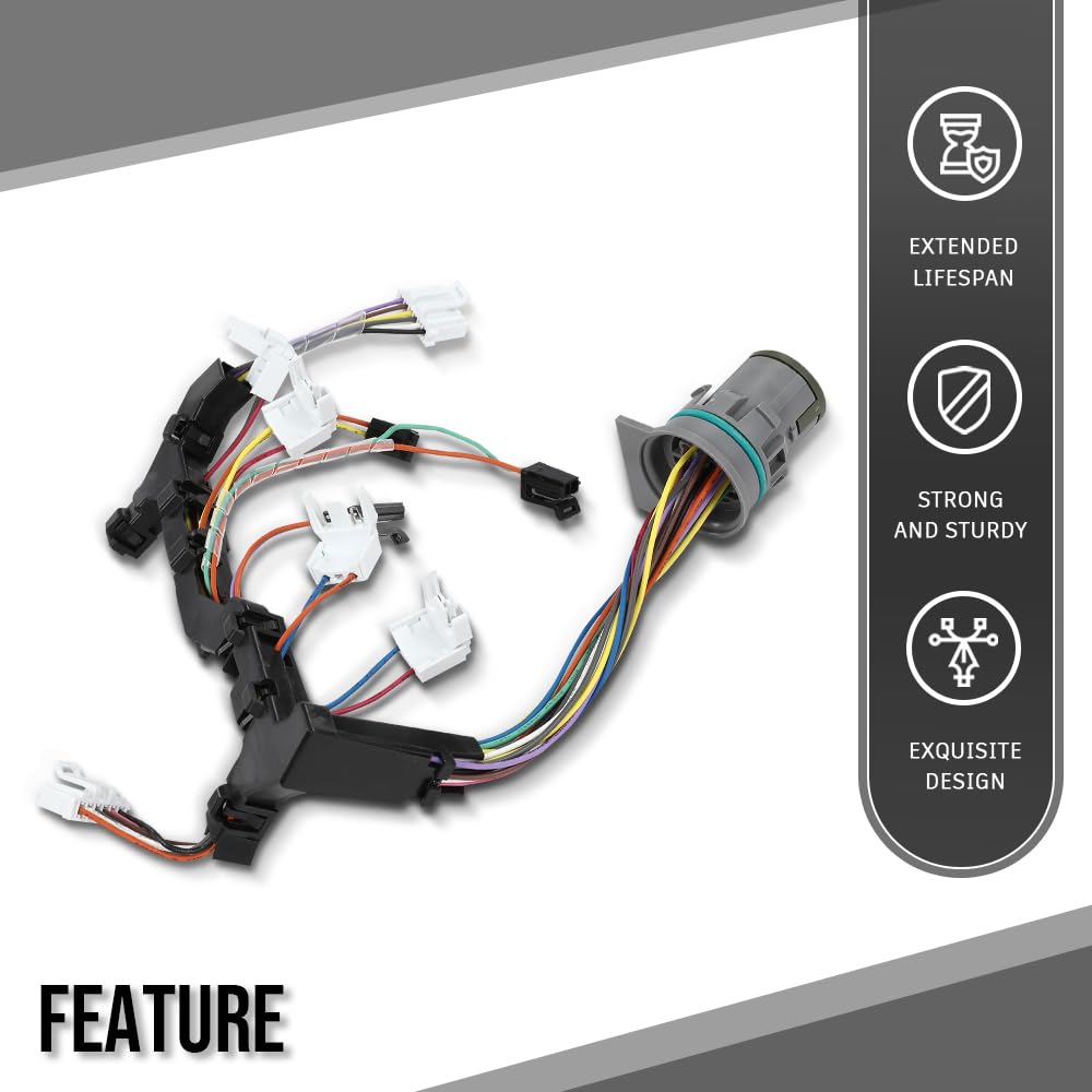 G-PLUS Internal Wire Harness Compatible with Allison/Chevy/GM Duramax 2010-2020 Fit LCT1000 and LCT2000 Transmissions 29545307, 121446E, 350-0180 Black